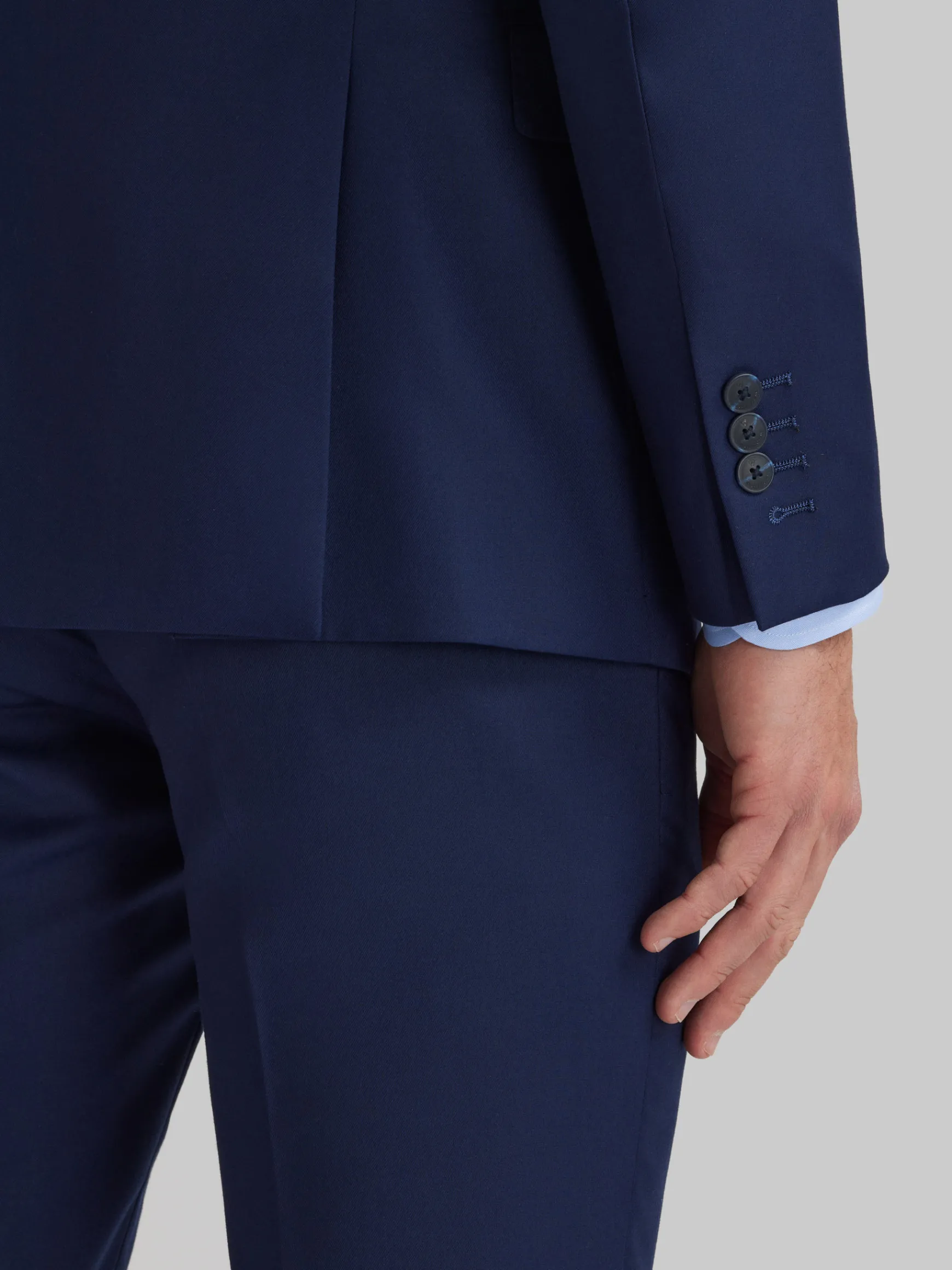 Alvaro Moreno Trajes|Trajes|AMERICANA TWILL Azul