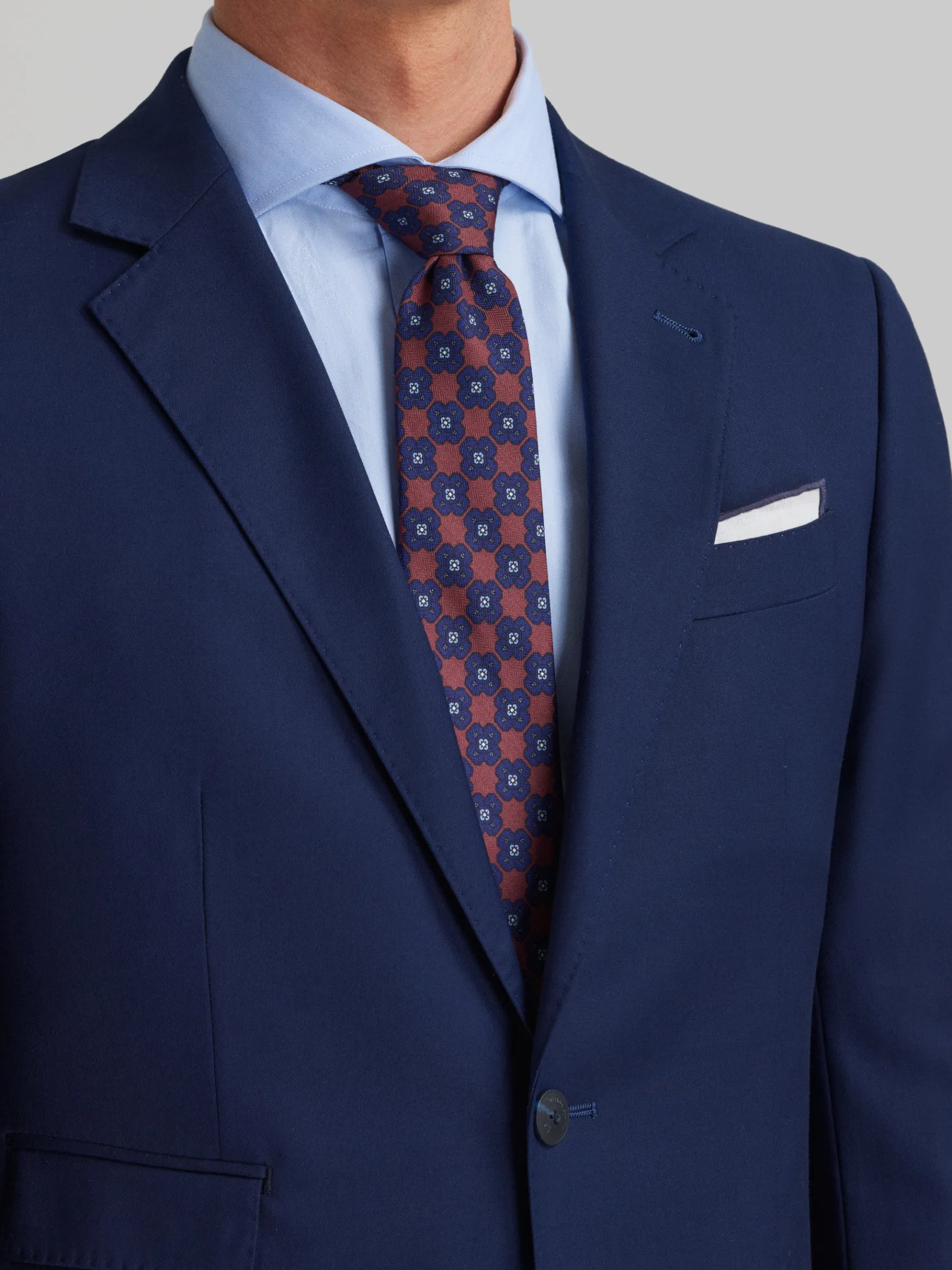 Alvaro Moreno Trajes|Trajes|AMERICANA TWILL Azul