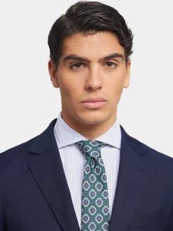 Alvaro Moreno Trajes|Trajes|AMERICANA TWILL Azul Marino