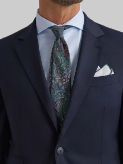 Alvaro Moreno Trajes|Trajes|AMERICANA TWILL Azul Marino