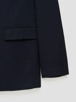 Alvaro Moreno Trajes|Trajes|AMERICANA TWILL Azul Marino