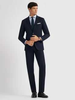 Alvaro Moreno Trajes|Trajes|AMERICANA TWILL Azul Marino