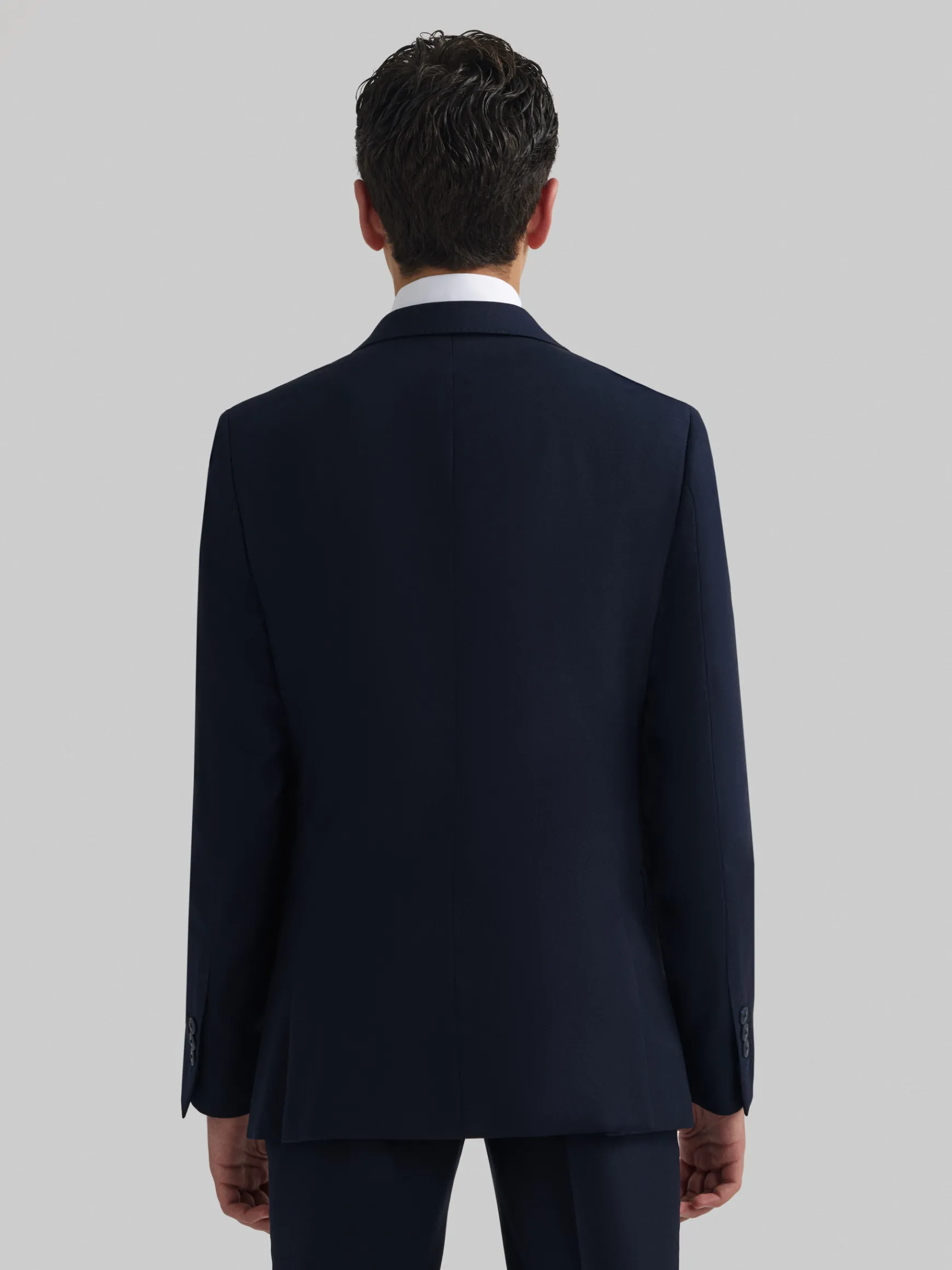 Alvaro Moreno Trajes|Trajes|AMERICANA TWILL CADETE Azul Marino