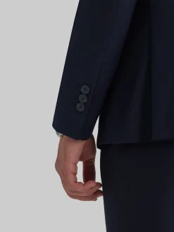 Alvaro Moreno Trajes|Trajes|AMERICANA TWILL CADETE Azul Marino