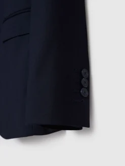 Alvaro Moreno Trajes|Trajes|AMERICANA TWILL CADETE Azul Marino