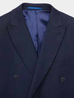 Alvaro Moreno Trajes|Trajes|AMERICANA TWILL CRUZADO Azul Marino