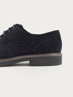 Alvaro Moreno Vestir|BLUCHER PICADO Azul Marino