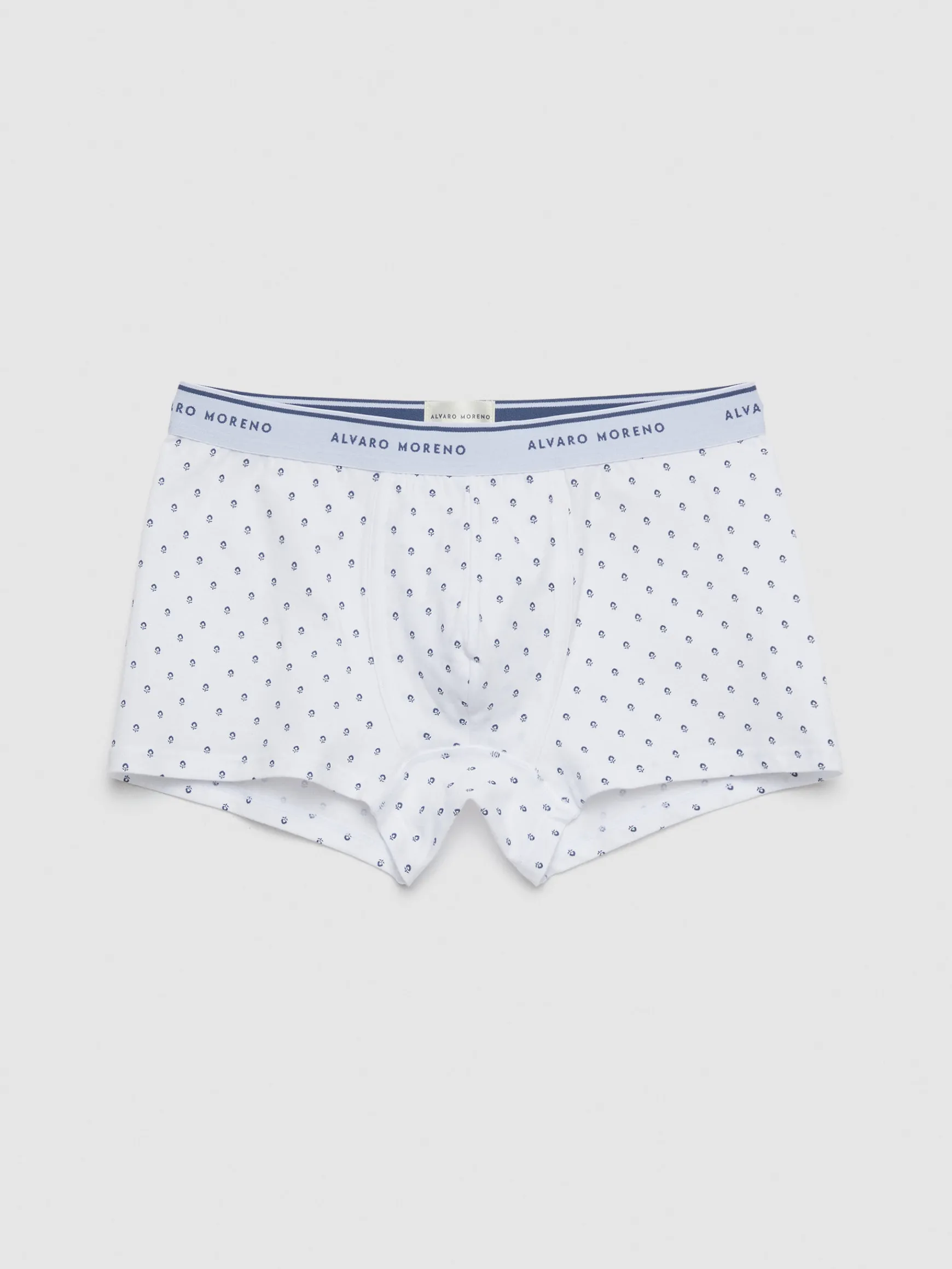 Alvaro Moreno Ropa Interior|BOXER FLOR Azul Marino
