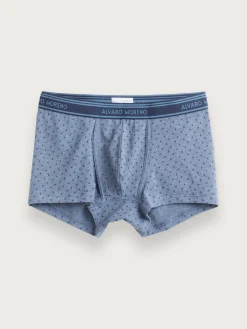 Alvaro Moreno Ropa Interior|BOXER FLOWERS Azul Marino