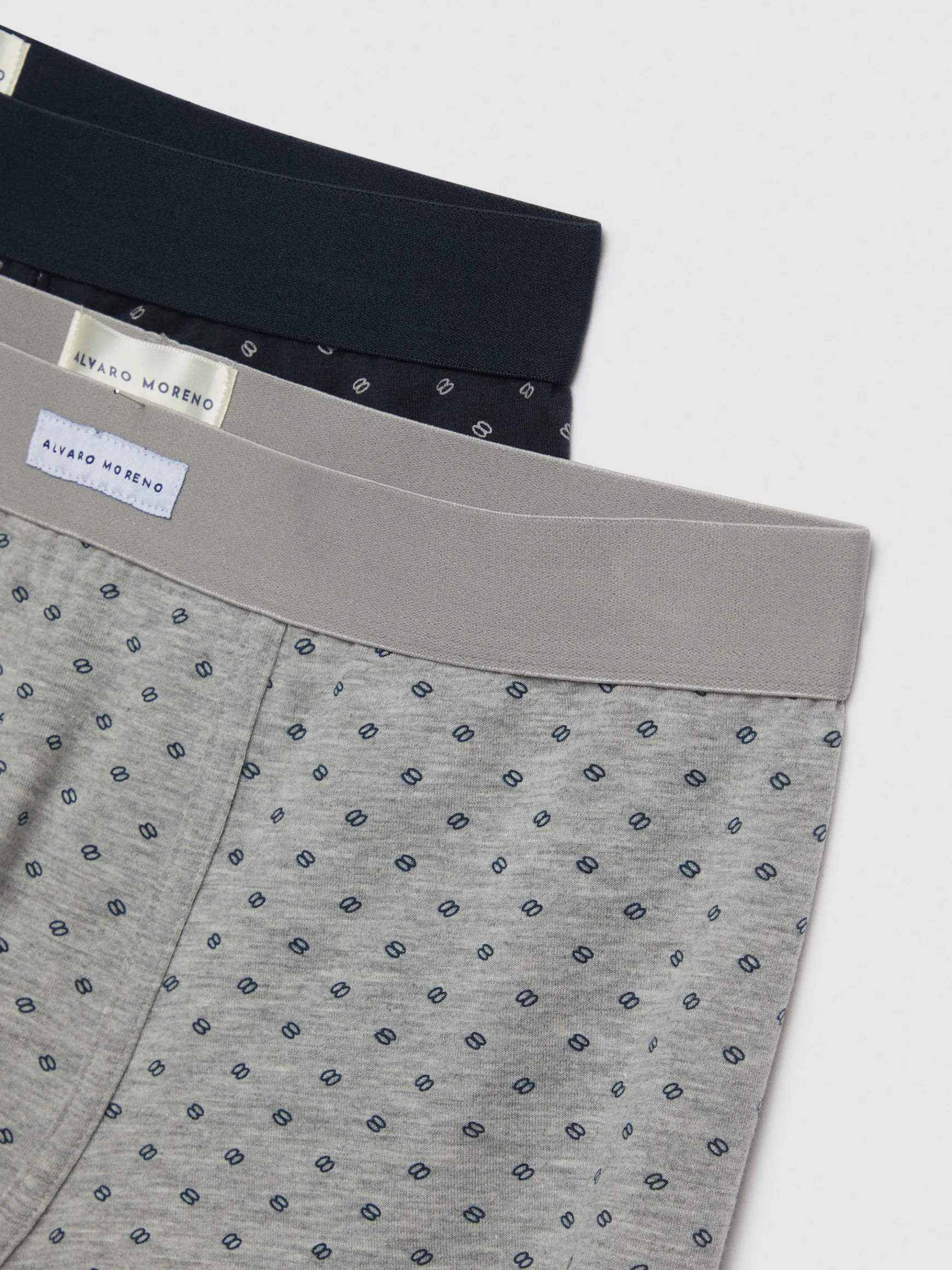 Alvaro Moreno Ropa Interior|BOXER GRAIN Azul Marino