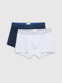Alvaro Moreno Ropa Interior|BOXER LOGOS Azul Marino