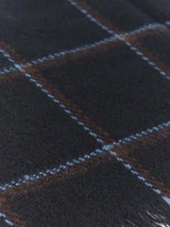 Alvaro Moreno Bufandas|BUFANDA CHECKS Azul Marino