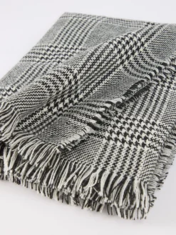 Alvaro Moreno Bufandas|BUFANDA CHECKS Negro