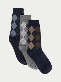 Alvaro Moreno Calcetines|CALCETINES ROMBOS Gris