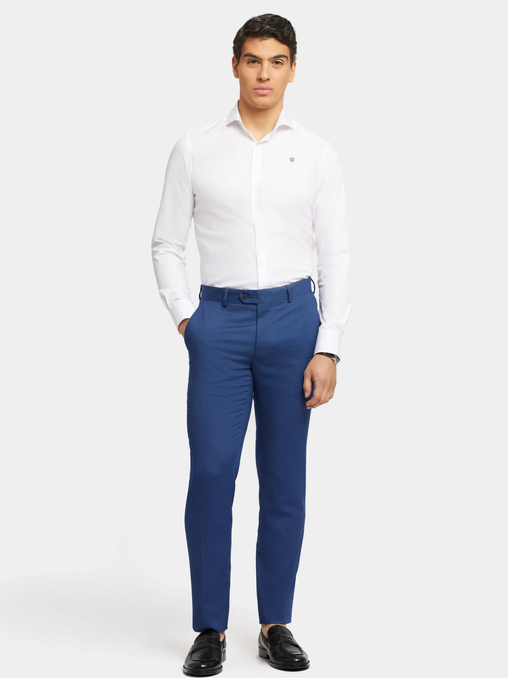 Alvaro Moreno Camisas Vestir|Vestir|CAMISA COMFORT FIL A FIL Blanco