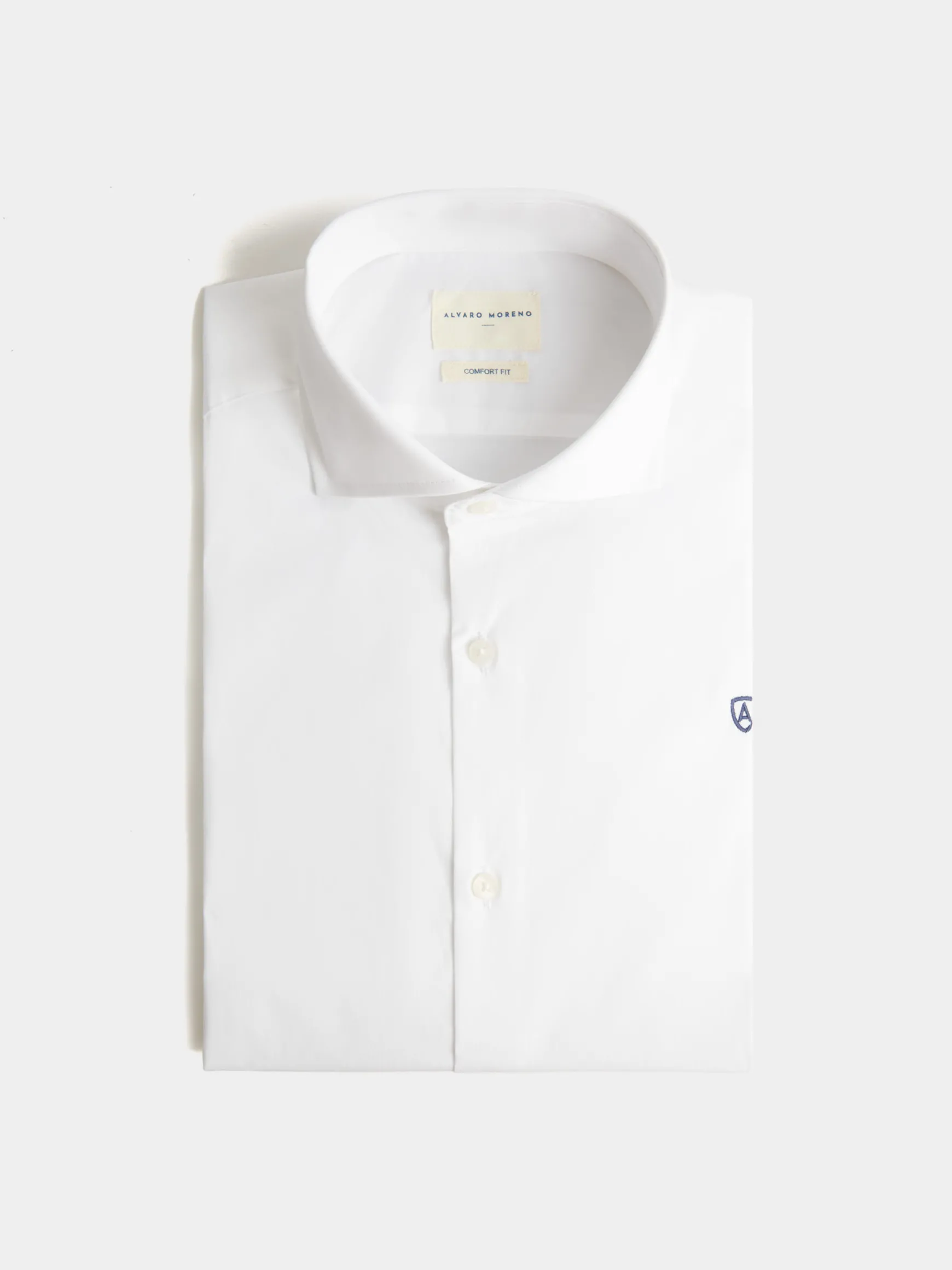 Alvaro Moreno Camisas Vestir|Vestir|CAMISA COMFORT FIL A FIL Blanco
