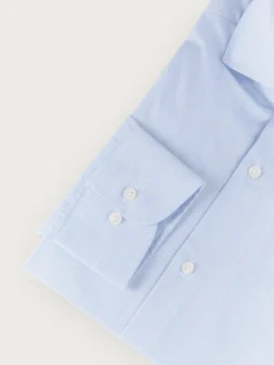Alvaro Moreno Camisas Vestir|Camisas Vestir|CAMISA COMFORT MICRO CHECKS Celeste