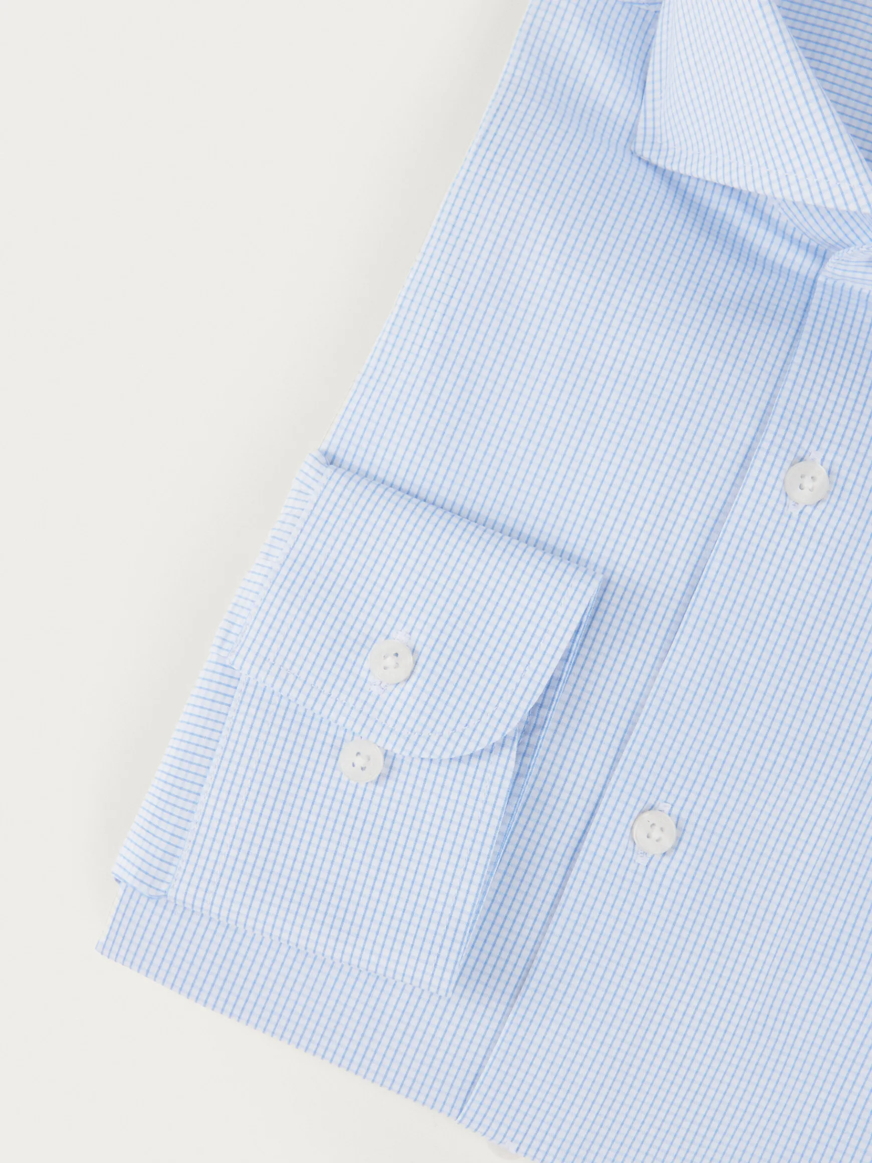 Alvaro Moreno Camisas Vestir|Camisas Vestir|CAMISA COMFORT MICROCUADRO Celeste