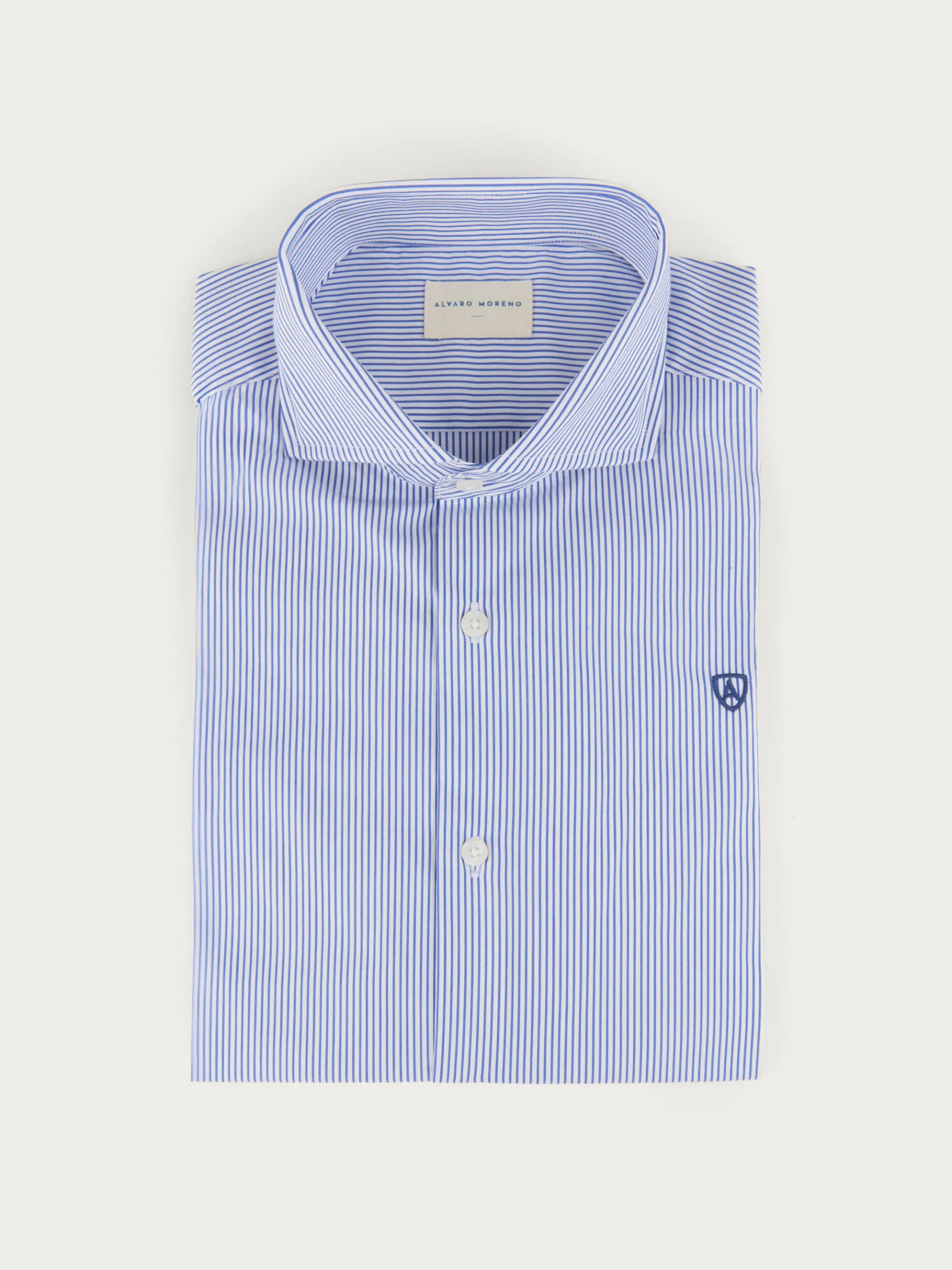 Alvaro Moreno Camisas Vestir|Camisas Vestir|CAMISA COMFORT RAYAS Azul