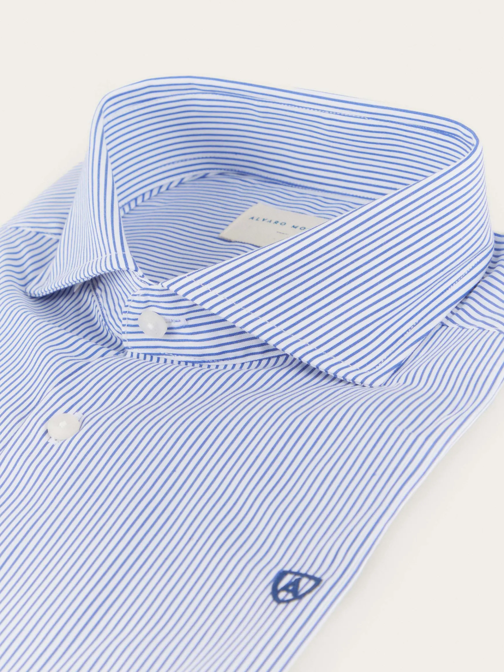 Alvaro Moreno Camisas Vestir|Camisas Vestir|CAMISA COMFORT RAYAS Azul
