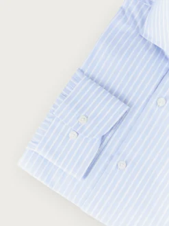 Alvaro Moreno Camisas Vestir|Camisas Vestir|CAMISA COMFORT RAYAS DIPLO Celeste