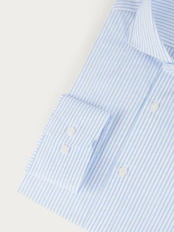Alvaro Moreno Camisas Vestir|Camisas Vestir|CAMISA COMFORT STRIPES Celeste