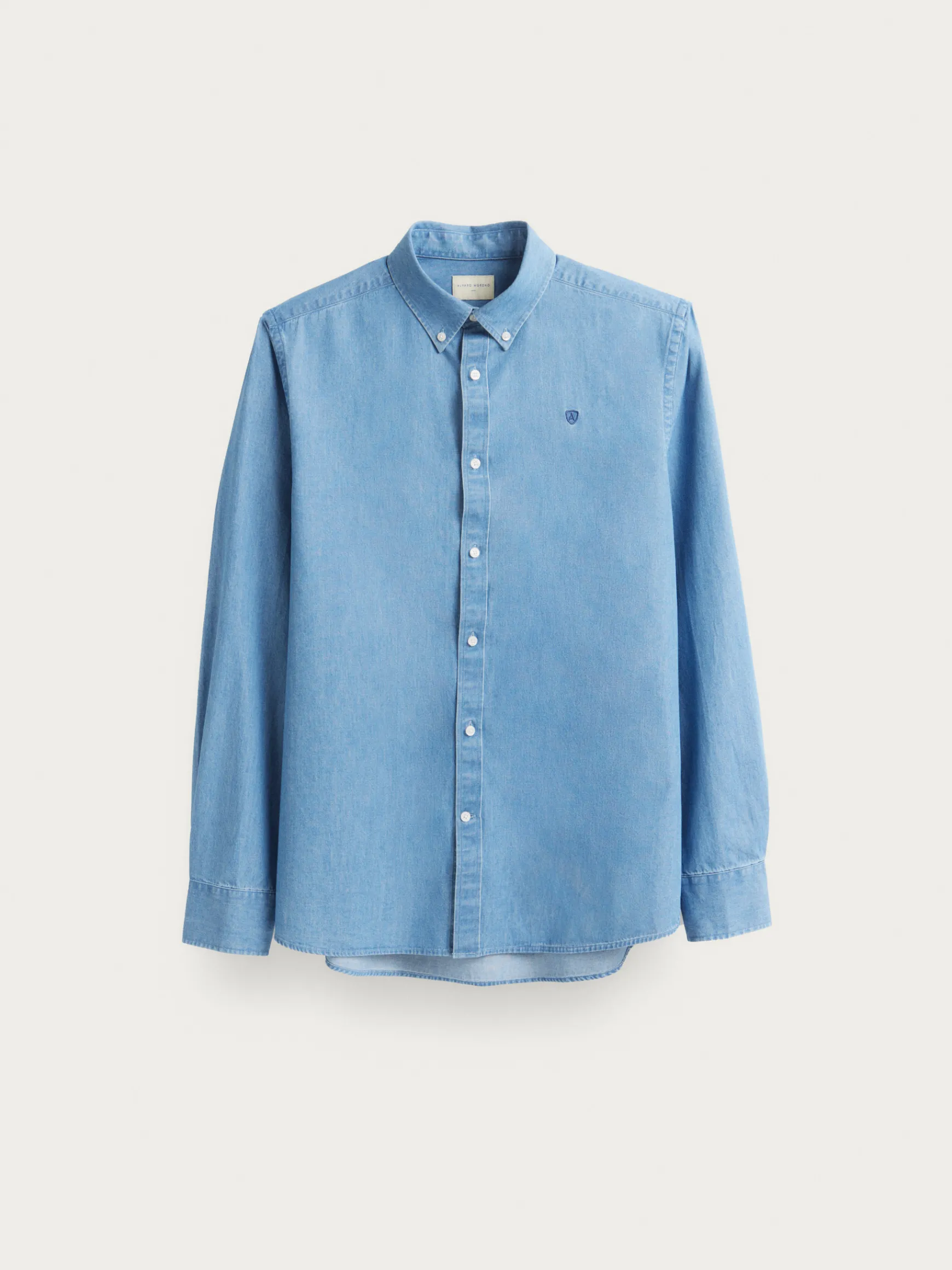 Alvaro Moreno Casual|CAMISA DENIM B.DOWN Azul