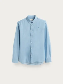 Alvaro Moreno Casual|CAMISA DENIM B.DOWN Celeste