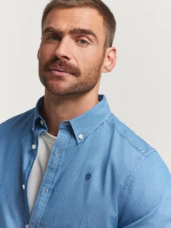 Alvaro Moreno Casual|CAMISA DENIM CANUTILLO Azul