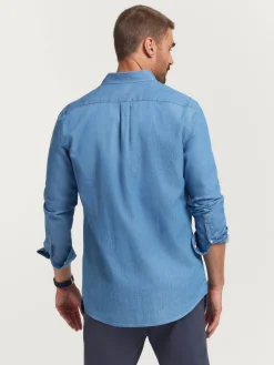 Alvaro Moreno Casual|CAMISA DENIM CANUTILLO Azul