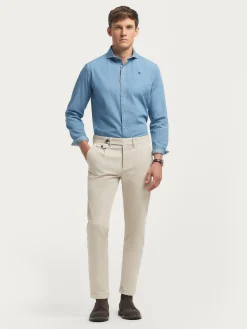 Alvaro Moreno Casual|CAMISA DENIM JACK Azul