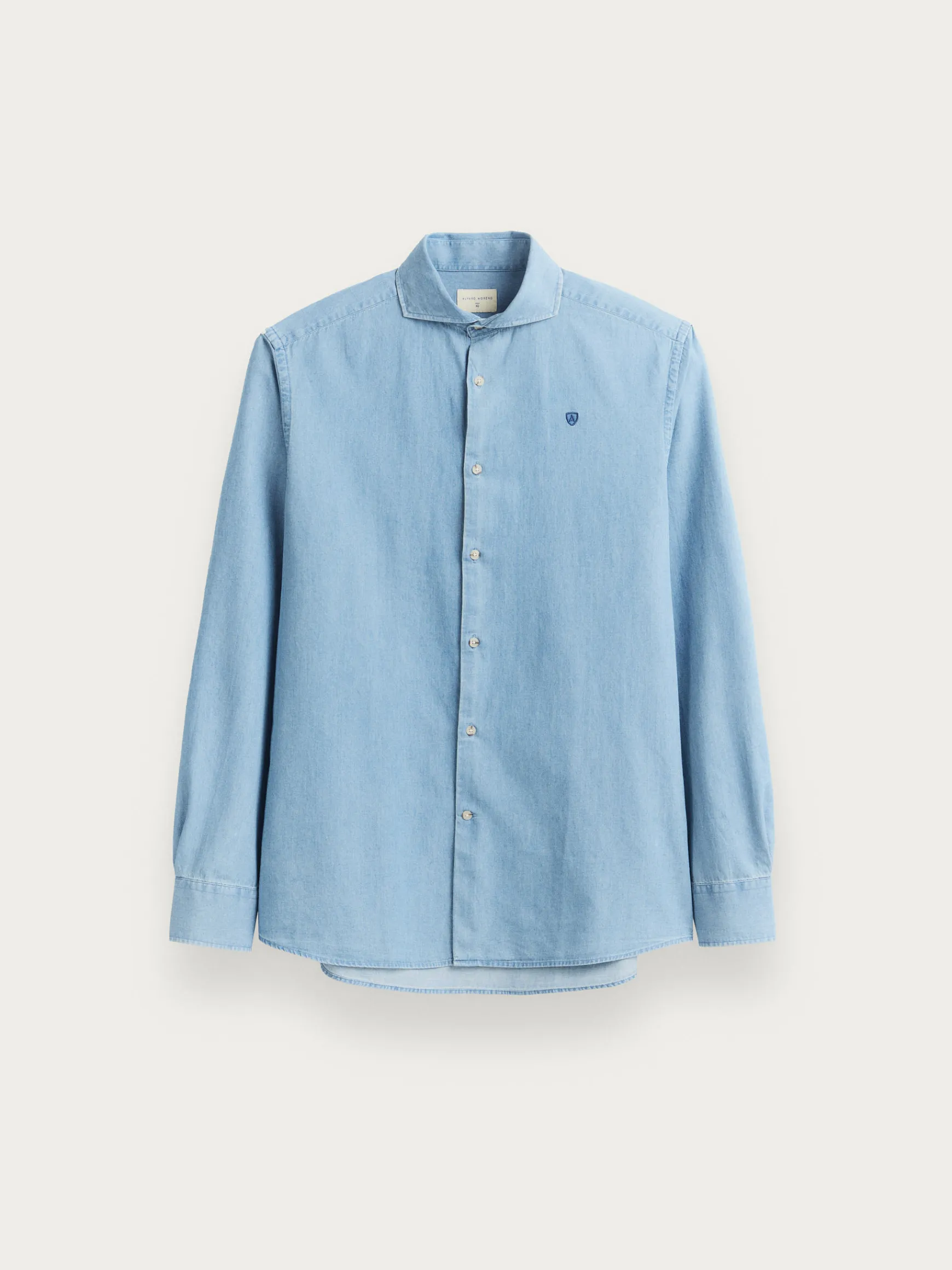Alvaro Moreno Casual|CAMISA DENIM JACK Azul