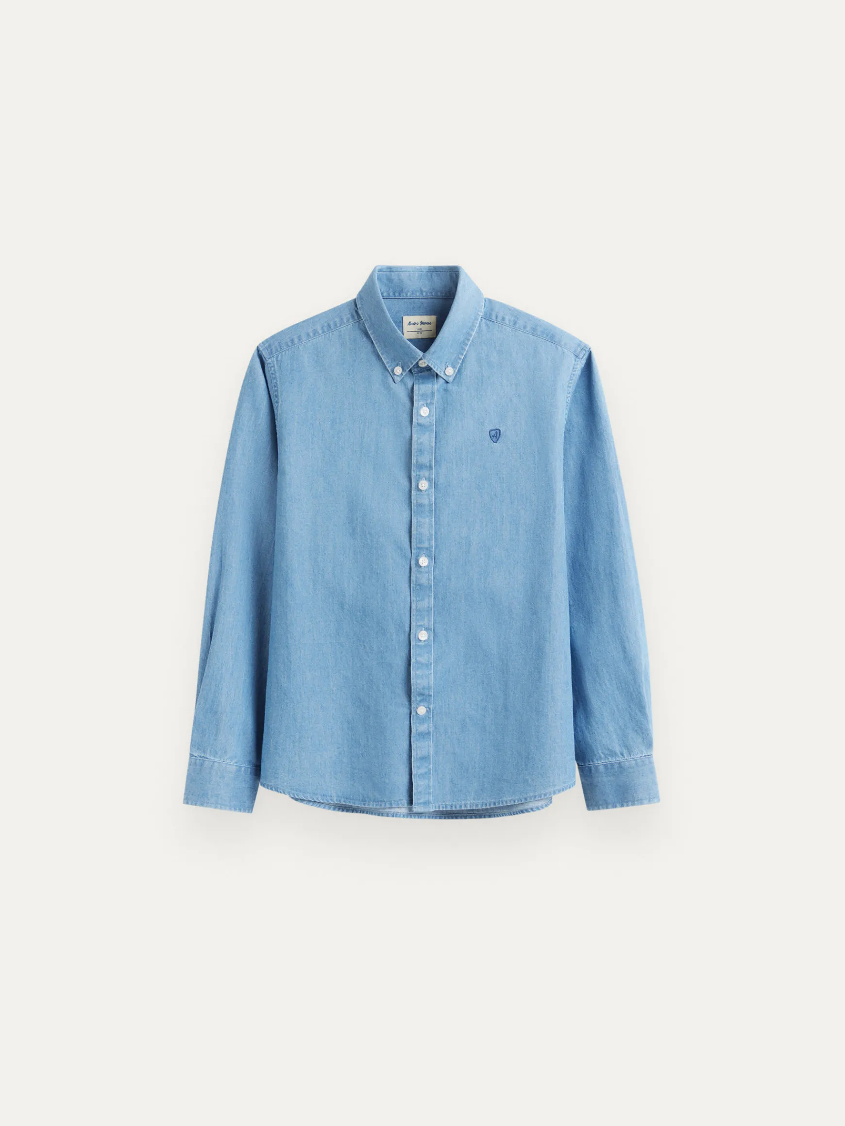 Alvaro Moreno Camisas|CAMISA DENIM KIDS Azul