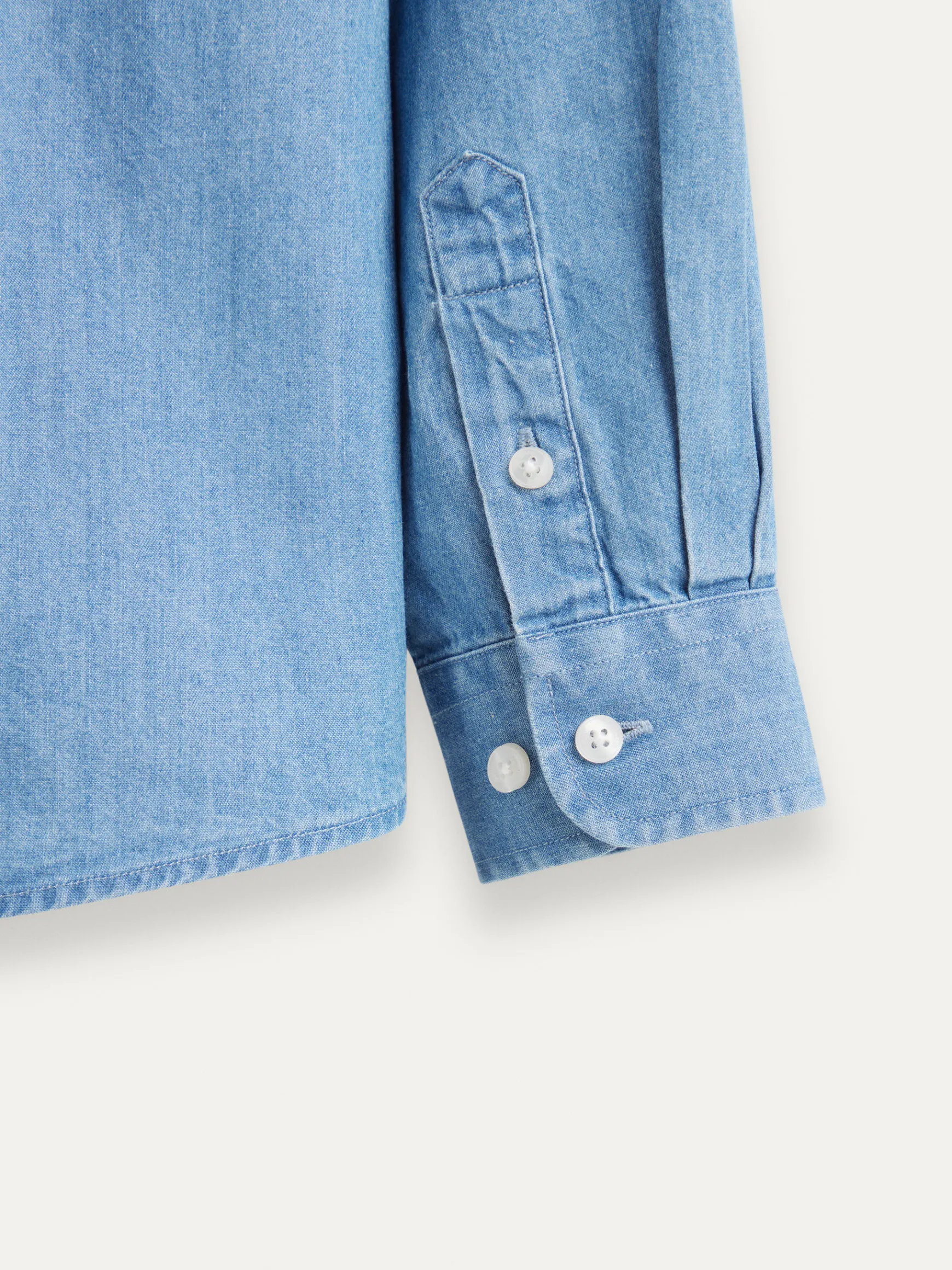 Alvaro Moreno Camisas|CAMISA DENIM KIDS Azul
