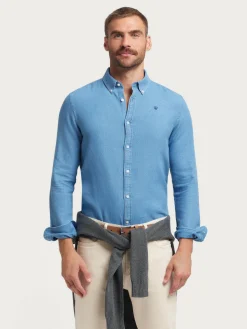 Alvaro Moreno Casual|CAMISA DENIM NIDO Azul