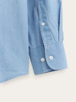 Alvaro Moreno Casual|CAMISA DENIM RAYAS Azul