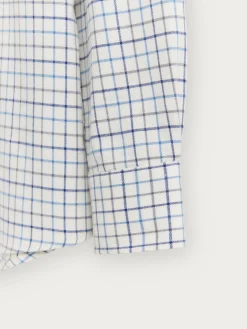 Alvaro Moreno Franela|CAMISA FLANNEL CHECKS Azul Marino