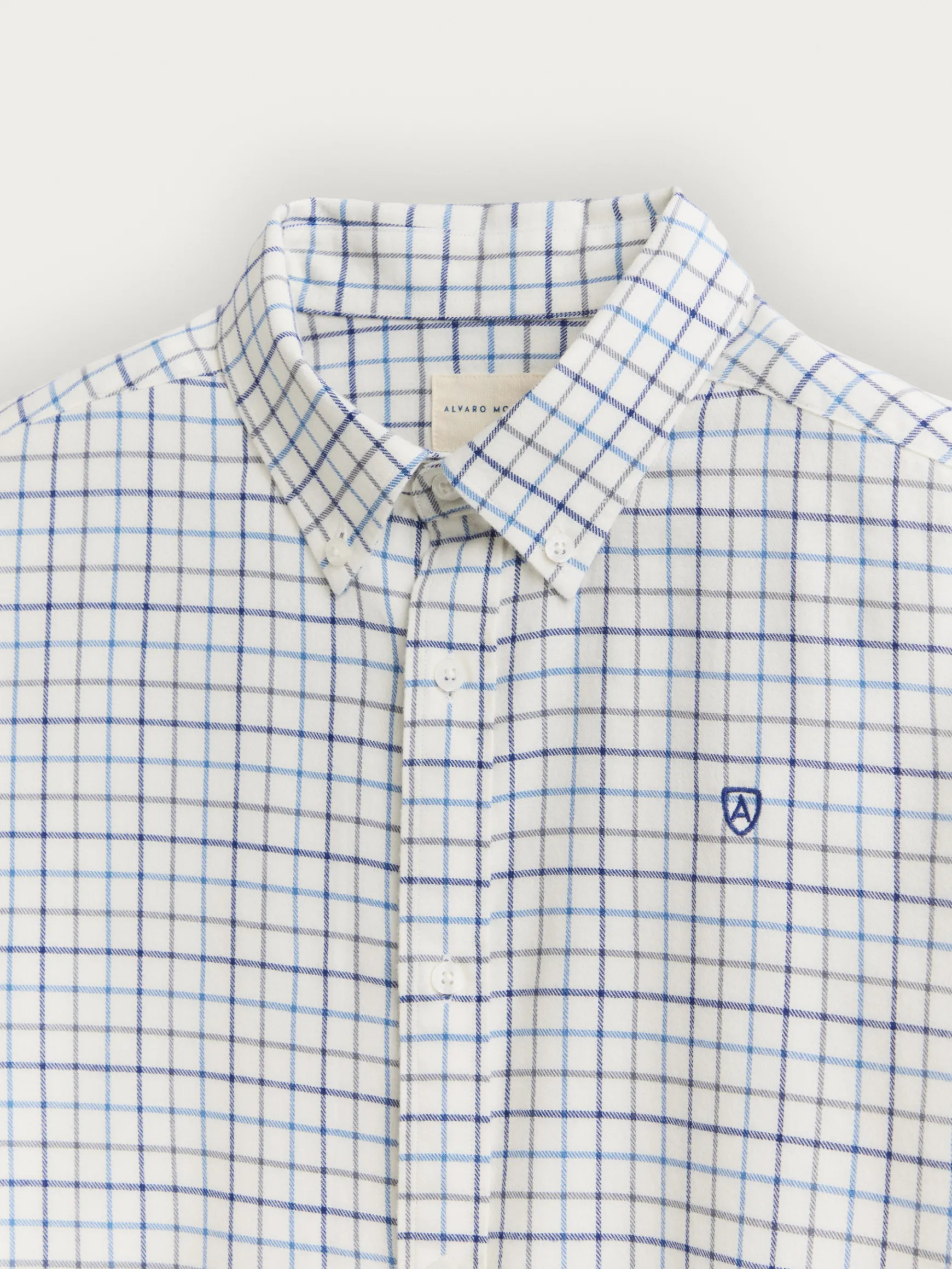 Alvaro Moreno Franela|CAMISA FLANNEL CHECKS Azul Marino