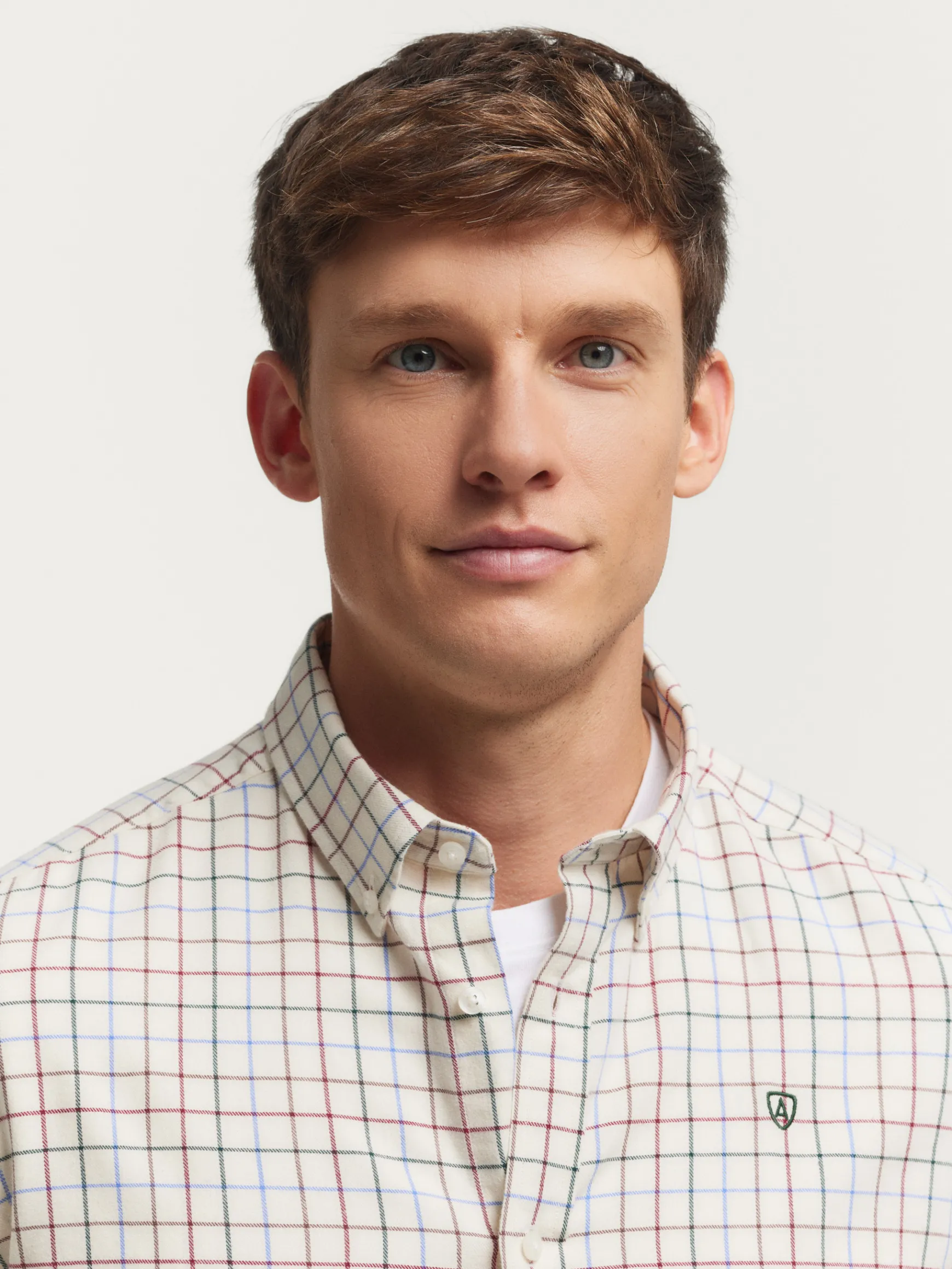 Alvaro Moreno Franela|CAMISA FLANNEL CHECKS Beige