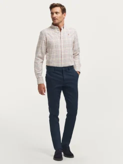Alvaro Moreno Franela|CAMISA FLANNEL CHECKS Burdeos