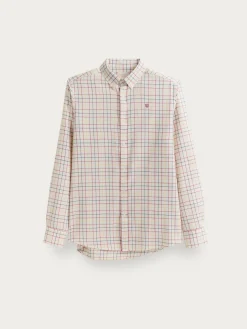 Alvaro Moreno Franela|CAMISA FLANNEL CHECKS Burdeos