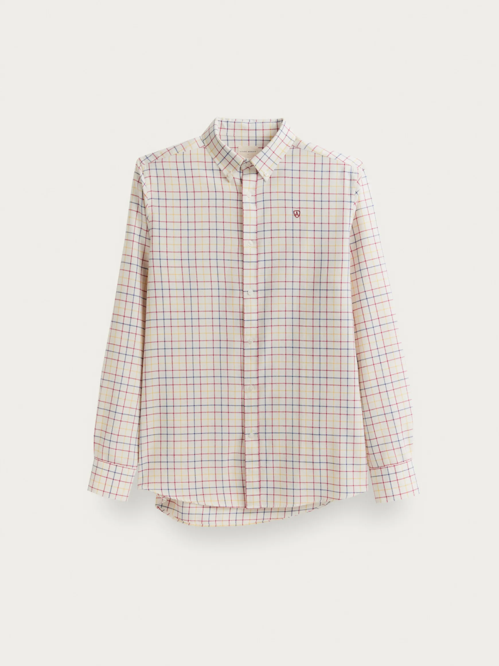 Alvaro Moreno Franela|CAMISA FLANNEL CHECKS Burdeos