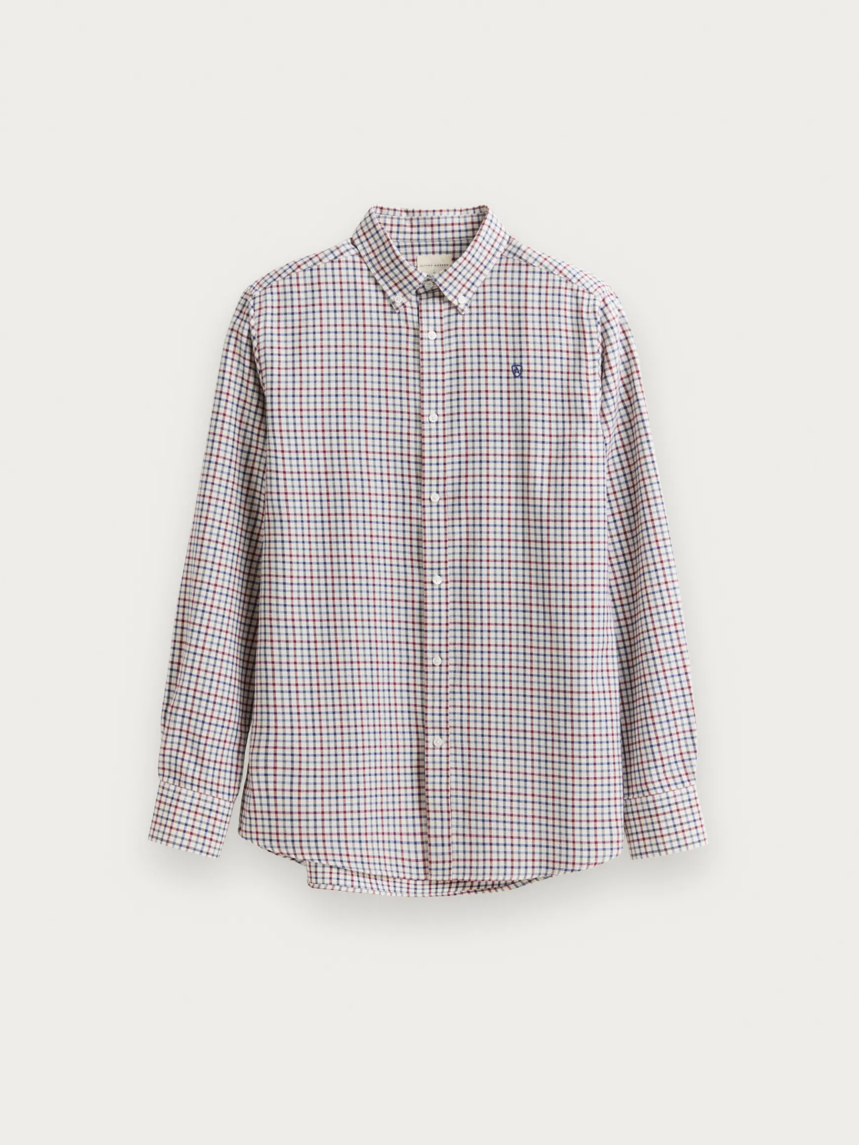 Alvaro Moreno Franela|CAMISA FLANNEL CHECKS Burdeos