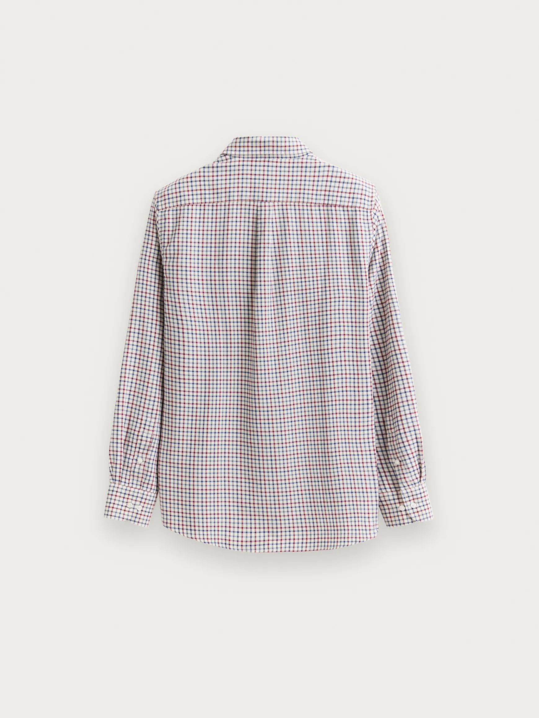 Alvaro Moreno Franela|CAMISA FLANNEL CHECKS Burdeos