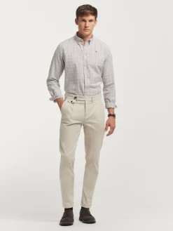 Alvaro Moreno Franela|CAMISA FLANNEL CHECKS Burdeos