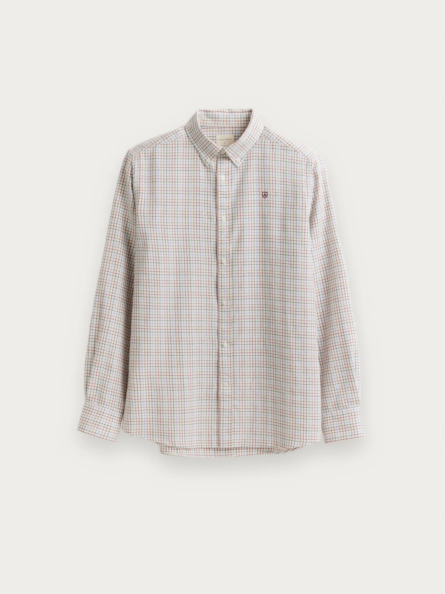 Alvaro Moreno Franela|CAMISA FLANNEL CHECKS Burdeos