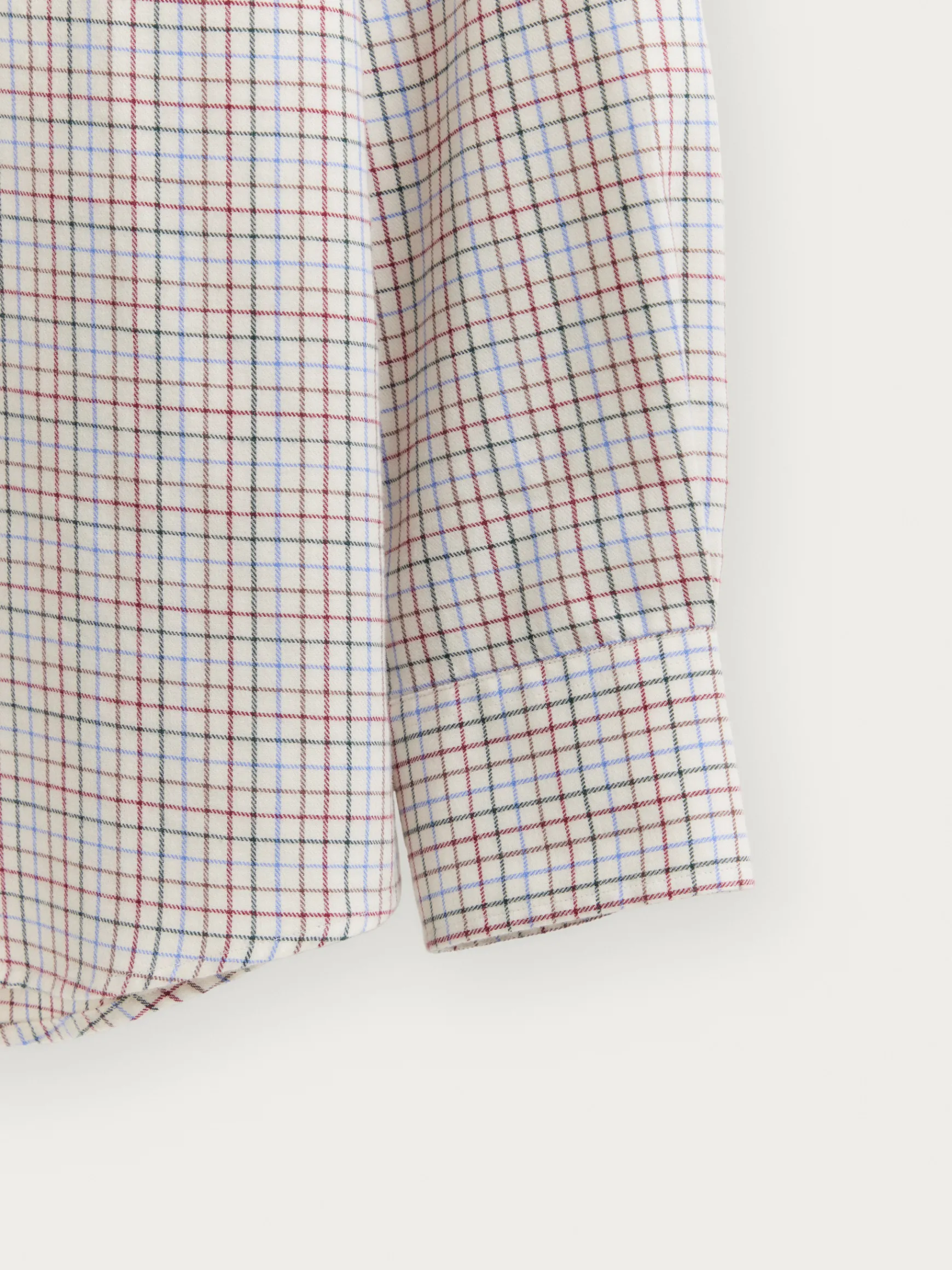 Alvaro Moreno Franela|CAMISA FLANNEL CHECKS Burdeos