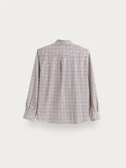 Alvaro Moreno Camisas|CAMISA FLANNEL CHECKS KIDS Burdeos