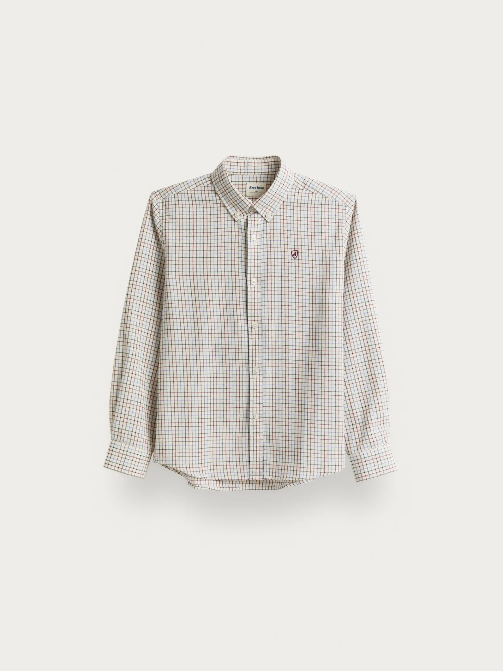 Alvaro Moreno Camisas|CAMISA FLANNEL CHECKS KIDS Burdeos