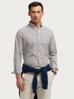 Alvaro Moreno Franela|CAMISA FLANNEL CHECKS Mostaza